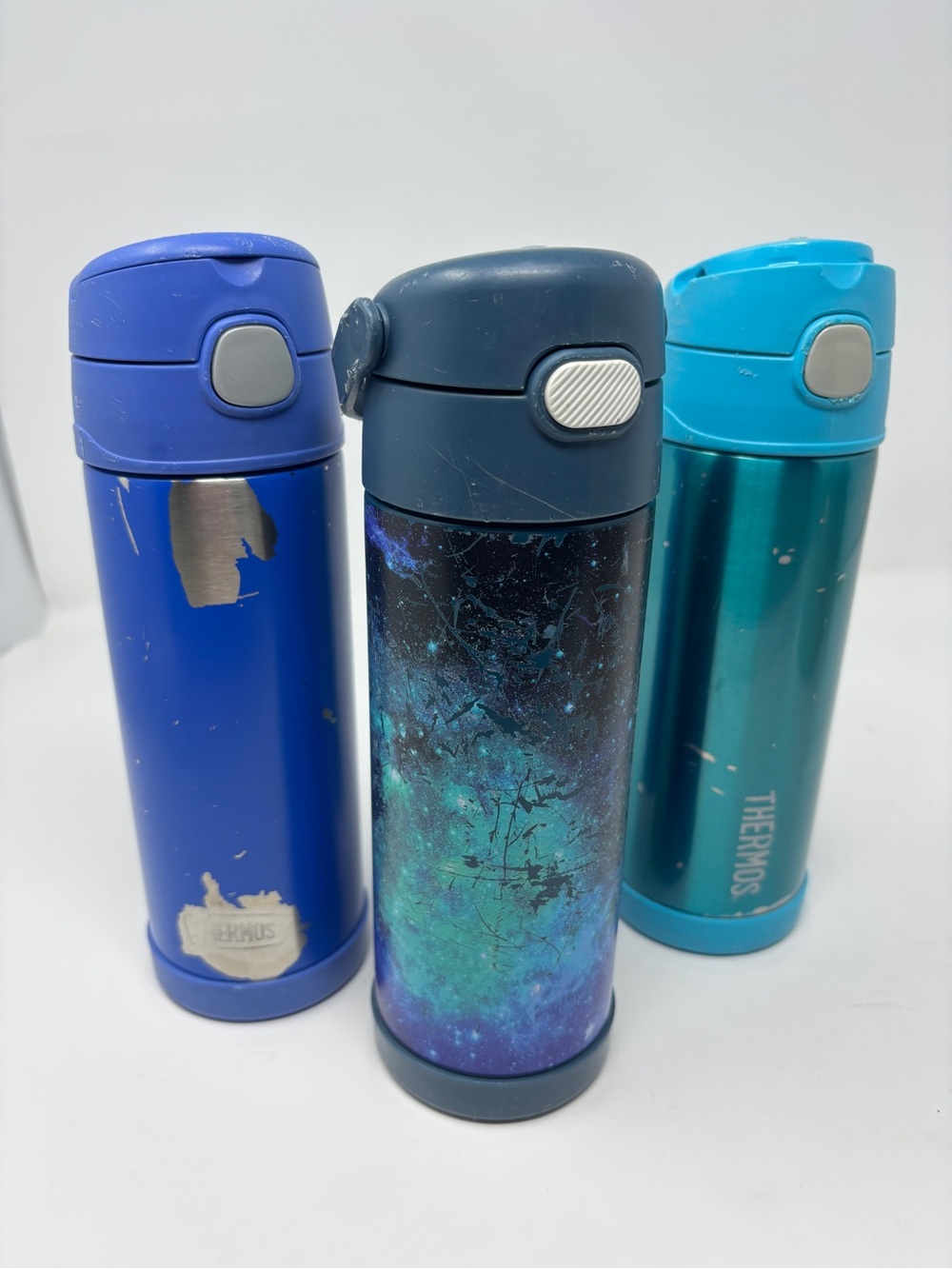 Thermos Kids Stainless Steel Water Bottles with Spout 16oz Set of 3